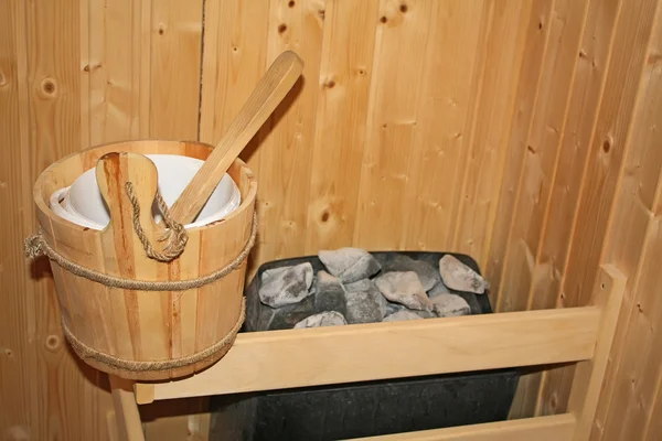 Detalhe da sauna — Fotografia de Stock