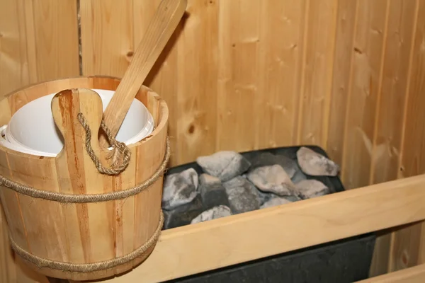 Sauna-Detail — Stockfoto
