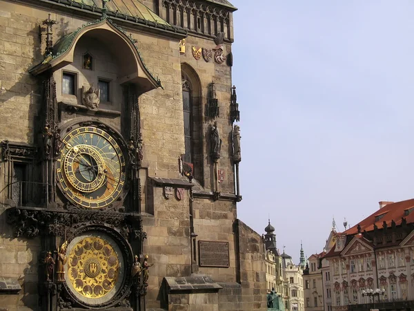 Πύργος ρολογιού στην Πράγα — Φωτογραφία Αρχείου