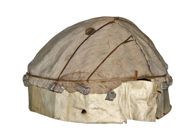 Old traditional Norway yurt clipart