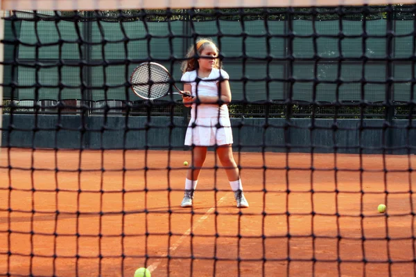Tenis kızı — Stok fotoğraf