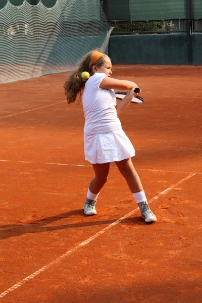 Tennis fille — Photo