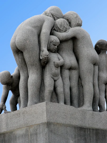 Skulptur från Vigelandsanlegget, oslo — Stockfoto