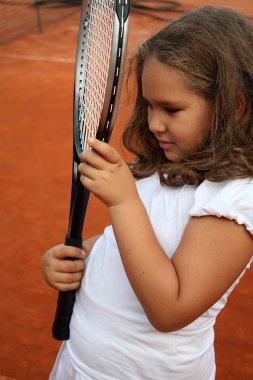 Tennis girl clipart