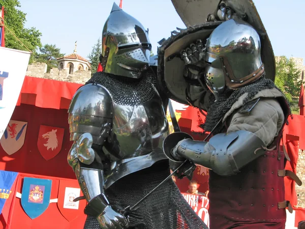 Knight fight — Stock Photo, Image