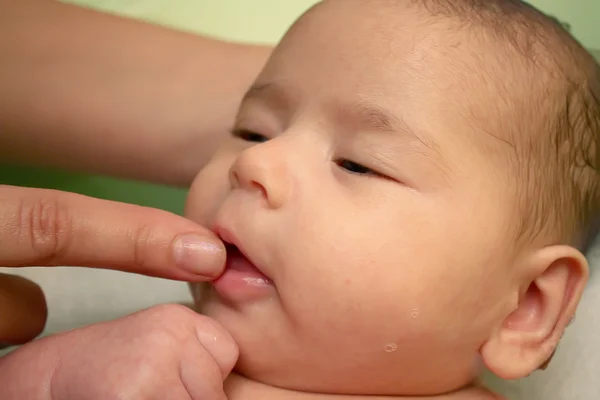 stock image Baby in the bath