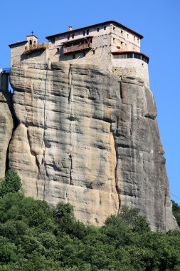 meteora, Yunanistan'ın rousanou eski manastır