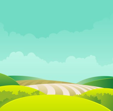 Rural Landscape clipart