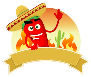 Tex Mex Spice Banner clipart