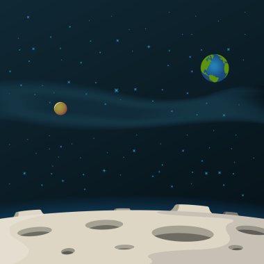 Moon Surface clipart