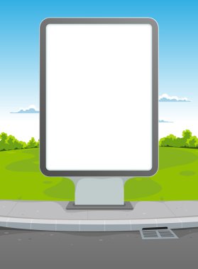 White Billboard clipart