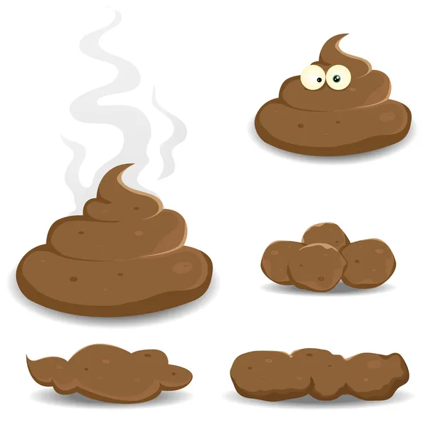 Dung, Pooh And Other Shit Collection — Stock Vector