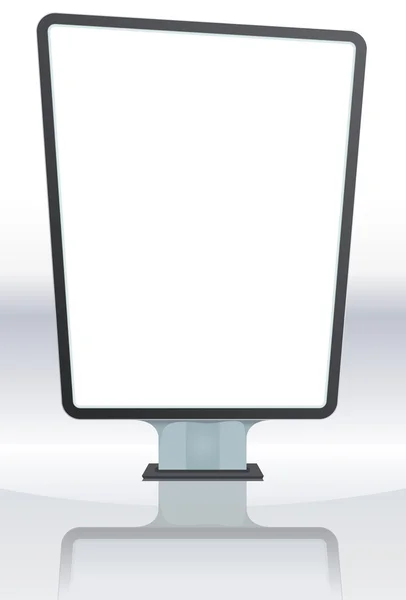 Panneau d'affichage blanc — Image vectorielle