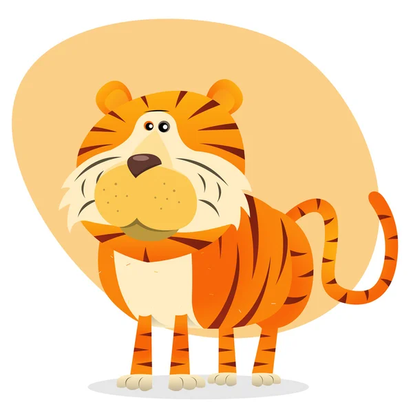 Cartoon tigre — Vettoriale Stock