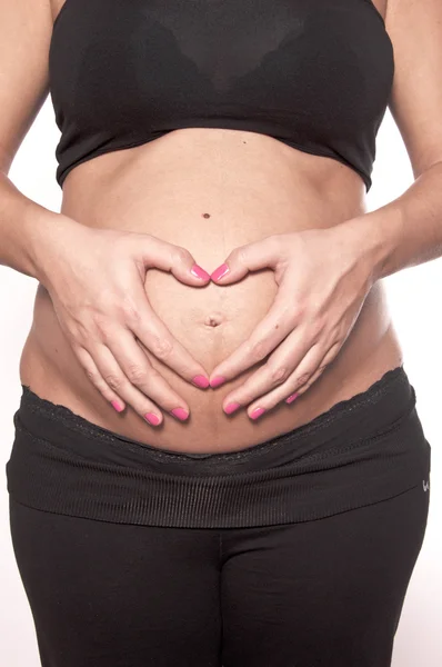 Bilden av gravid kvinna — Stockfoto