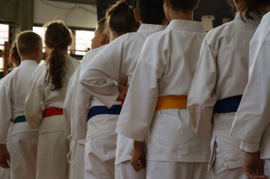 Karate tournament clipart