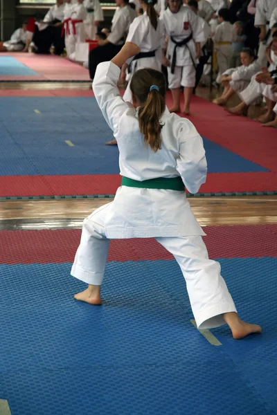 Karate toernooi — Stockfoto