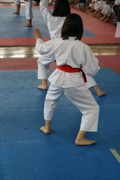 Karate toernooi — Stockfoto