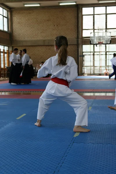 Mistrzostwa Karate — Zdjęcie stockowe