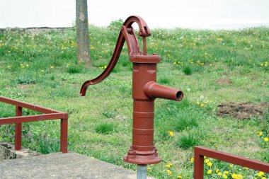 Vintage fountain clipart