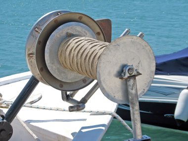 Boat winch clipart