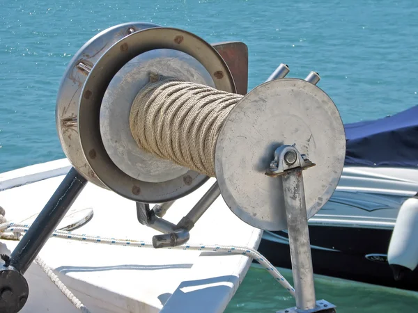 Boat winch — Stock Photo, Image