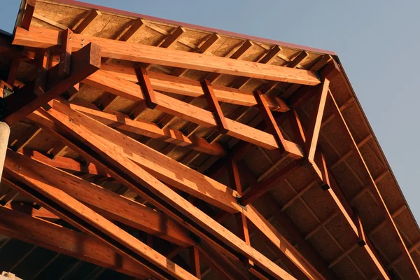 Construção em madeira — Fotografia de Stock
