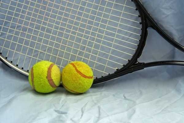 Тенісні м'ячі — стокове фото