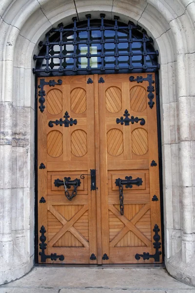 Wooden door — Stock Photo, Image