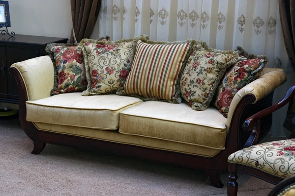 Αρχική καναπές — Φωτογραφία Αρχείου