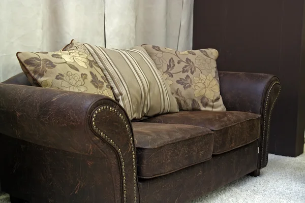 Sofa domowa — Zdjęcie stockowe