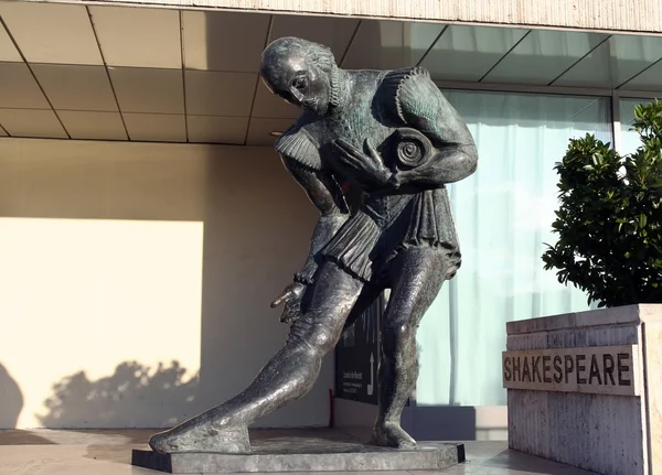 Estátua de shakespeare — Fotografia de Stock