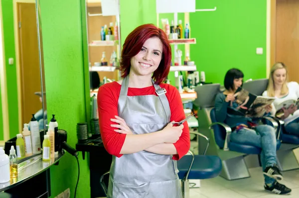 Hair salon owner or employee Royalty Free Stock Images