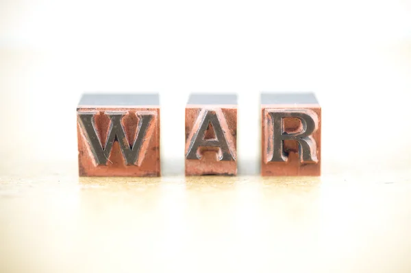 Parola "guerra" " — Foto Stock
