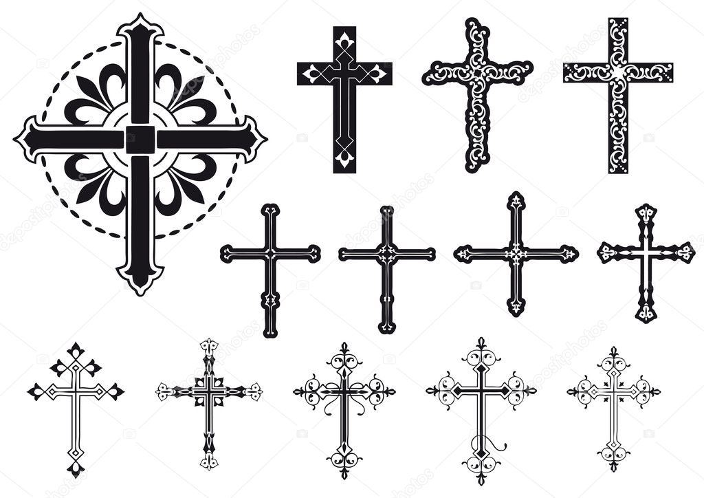 Set of crosses