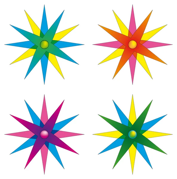 stock vector Pinwheels