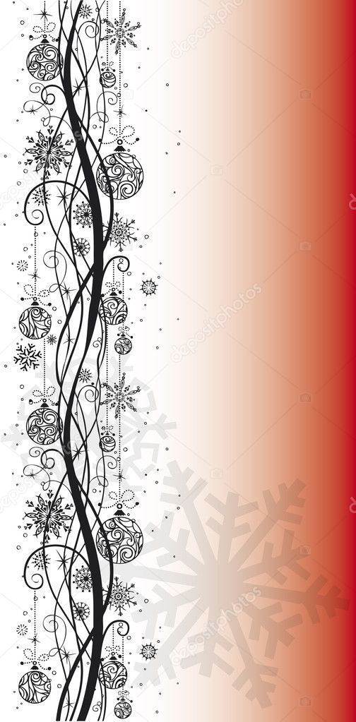 Christmas vertical decoration