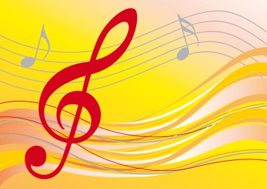 Sfondo astratto musicale clipart