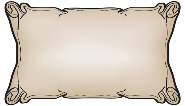 Pergamena orizzontale antica — Stockvector