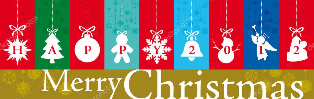 Banner Christmas and New Year Greetings 2012