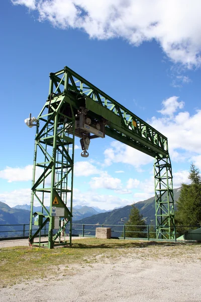 stock image Pulley in mountain