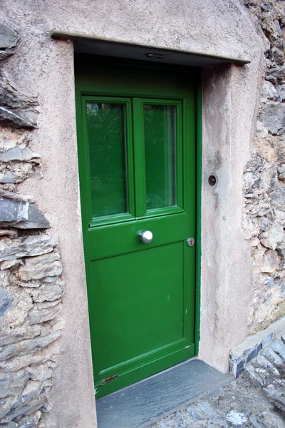 绿色的门 — 图库照片