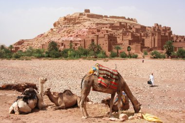 Ait Benhaddou Kasbah, Morocco clipart