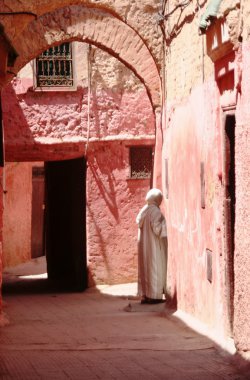 Road of Marrakech, Morocco clipart