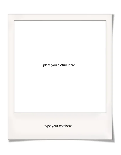 Κενό πλαίσιο polaroid — Φωτογραφία Αρχείου