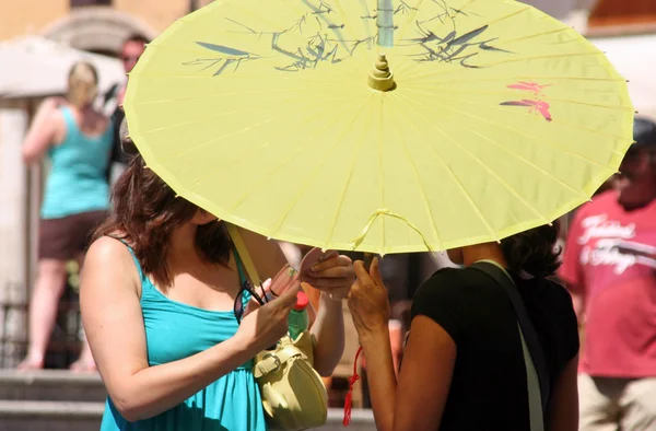 stock image Yellow umbrella