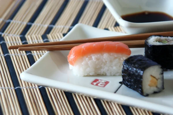 Sushi plate detail — Stock Photo, Image