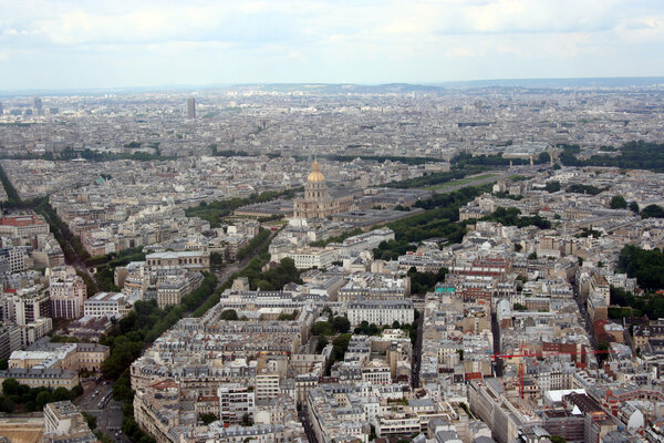 Paris landscape from Montparnasse Tower