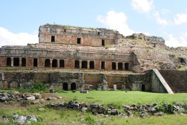 yucatan, Meksika için Kraliyet Sarayı kalıntıları