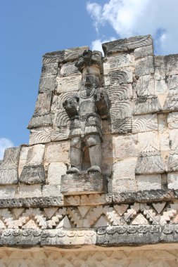 yucatan, Meksika için savaşçı heykeli